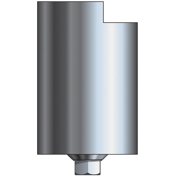 Inclusive® Titanium Abutment Blank compatible with: Zimmer Dental