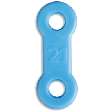 EMA® Elastic Straps, Blue, 21mm