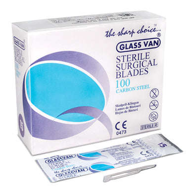 GLASSVAN® STERILE SURGICAL BLADES CARBON STEEL