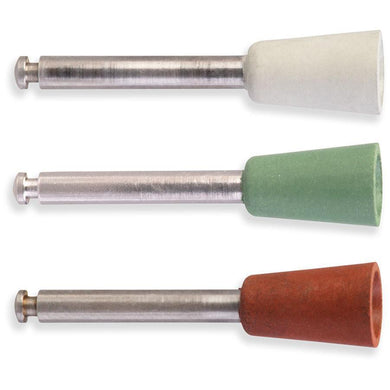 BruxZir® Polishing Cup Set (Brown, Green, White), 3/pk