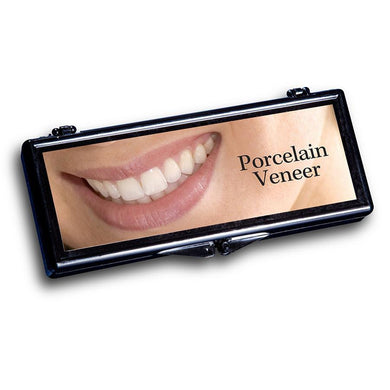 Veneer Box (Upper), Black & Clear, 50/pk